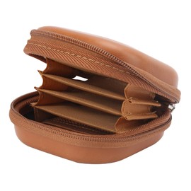 Filter Pouch, Filter Case, Foldable Filter Storage Case, PU Leather, Polyester, Up to 5 Filters Diameter 3.2 inches (82 mm) or Less Lightweight, Small, Filter Case