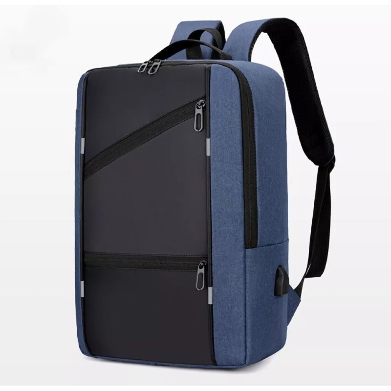 BOSSCO Mochila Antirrobo Impermeable Escolar Laptop 15.6p Carga Usb