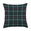 Scottish Clan Mackenzie Modern Tartan Family Plaid Throw Pillow