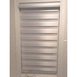 Seeye Cordless Window Shade Blind Zebra Dual layer 50% light - blackout 27x72