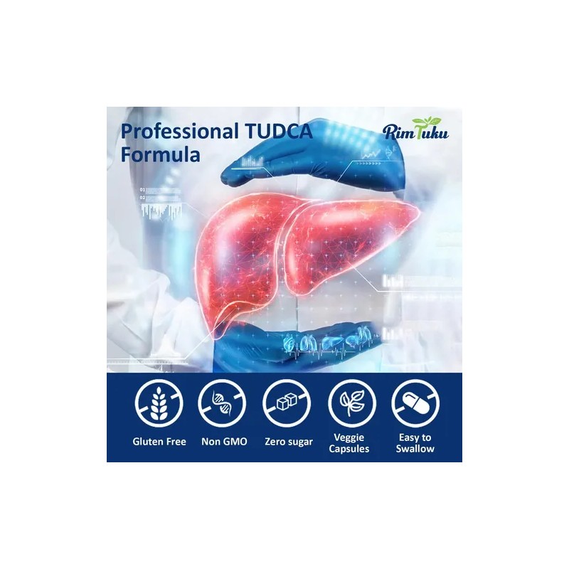 Rimtuku 2500 Mg Tudca Suplemento Detox De Sales Biliares