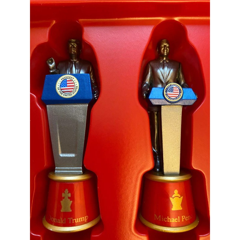 BulbHead 2020 Battle for The White House Chess Set Board