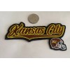 Kansas City Chiefs vintage embroidered iron on patch Approx 5”x