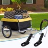 QKURT 2 Pack Bike Trailer Coupler, Bicycle Trailer Hitch Connector