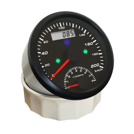 ELING 85mm 2in1 GPS Speedometer with Tachometer 0-200KM/H 8000RPM with Backlight for Car Motorcycle ATV UTV