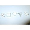 Jet International Quartz Crystal Sacred Geometry Sets 5 Stone Platonic