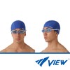 VIEW V154 BL Swim Cap, Swimming Cap, Two-Way Tricot Fabric,