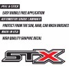 LIGHTCOR STX Decals Stickers for Truck Compatible F150 (2015 -