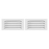 PATIKIL 8 x 4 Inch Stainless Steel Vent Cover, 2