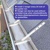 5" Aluminum Roof Gutter Hangers 5" Gutter Clips with Straps