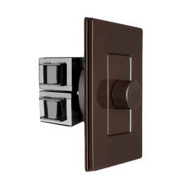 OSD Audio Screwless Decora In-Wall Knob 100W Volume Control - Impedance Matching, Brown