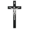 10 Black/Silver Crucifix"