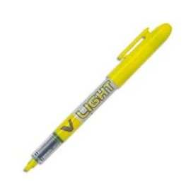 Pilot V-Light Highlighter Chisel Tip Yellow Pack of 12