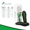 Green-Feet Orthopaedic Insoles Further Designed For Lower Arch Foot Splayfoot