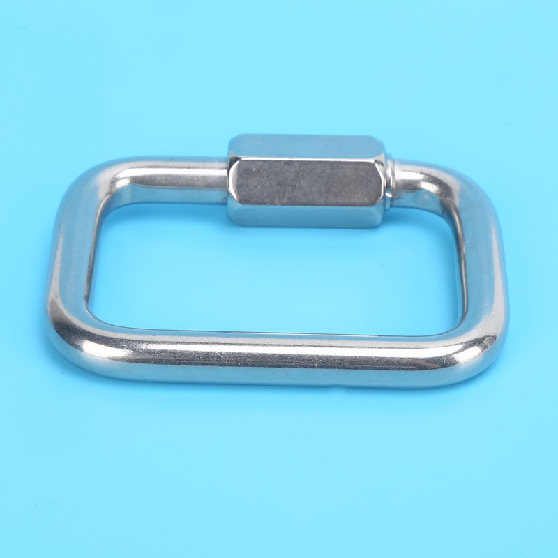Chain Link Stainless Steel 4‑Corner Multifunctional Connection Buckle for Outdoor