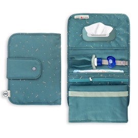 Jubi® Nappy Bag with Changing Mat for Travelling with Extra Space - Small Changing Bag - Green Random, Green