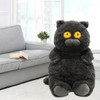 Cat Plush Toy Cute Soft Skin Friendly Fluffy Staring Short