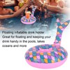 10pcs Inflatable Floating Drink Holders Beverage Cup Coasters for Swimming