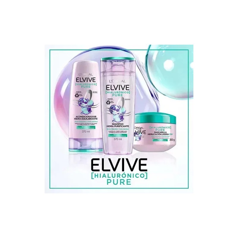 Crema Tratamiento Elvive Hialurónico Pure x300g