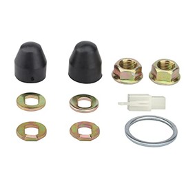 LGEGE 14mm Screw Kit for E-Bike Hub Motor, Washer Shaft Screw Cap Nut Set for Ordinary Electric Bicycle Motors