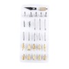 1 Set Pyrography Wood Working and Soldering Tips Alphabet Numbers
