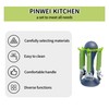 6 Pcs Kitchen Tool Set - Stainless Steel Kitchen Handle