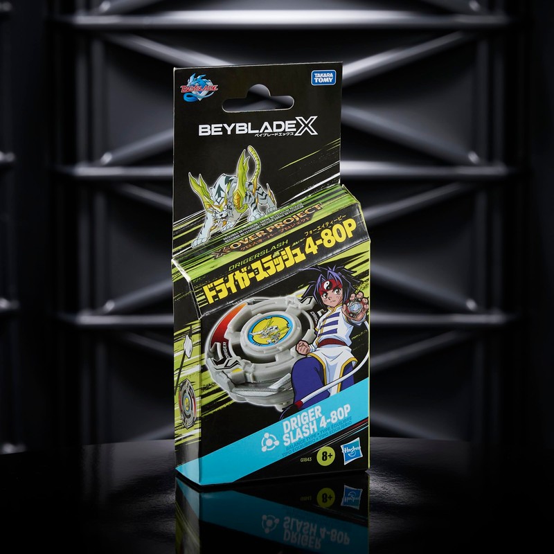 Hasbro Beyblade X, X-Over Project, Starter Pack Driger Slash 4-80P