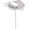 Easter Egg Hunt Kit 5 Signs, 20 Bunny Feet &