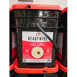 Readywise Emergency Food Supply, 132 Servings, 25 Year Shelf Life, 12 Pounds