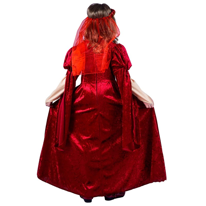 SEA HARE Medieval Renaissance Girls' Princess Dress (S: 4-6 Years)