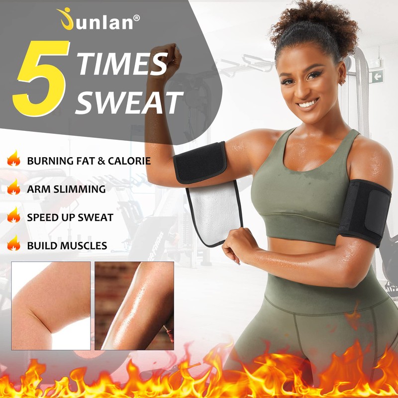 Junlan Adjustable Arm Belt Women's Sauna Effect Thermal Sweat Arm