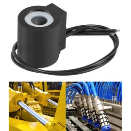 10238-66 12V DC 1/2" Hole Solenoid Coil 16W Hydraulic Power Unit Lift Dump Compatible with 08 Series Vale Stem Series