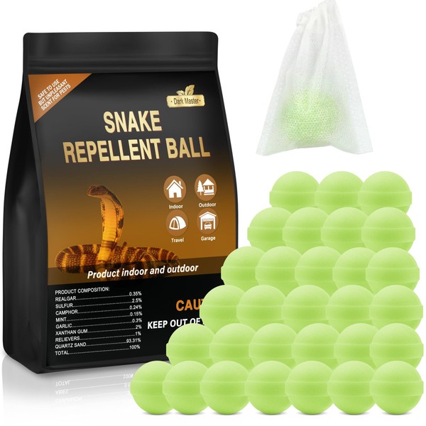 30 Pack Snake Repellent for Yard Powerful, Snake Away Repellent