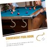 GRIRIW 1 Set Convenient Wear Resistant Billiard Cue Hook Multi