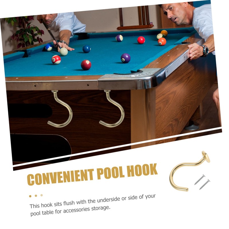 GRIRIW 1 Set Convenient Wear Resistant Billiard Cue Hook Multi