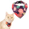 Kimono Cat Bandana Collar (Purple)