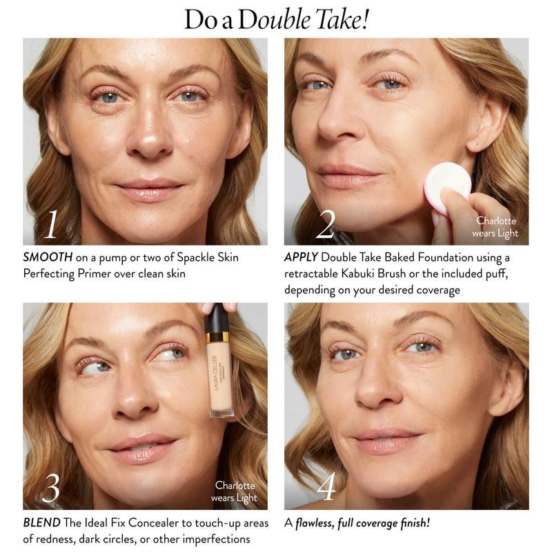 Double Take Baked Full Coverage Foundation:_Sand