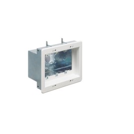 Arlington TVBS507 Recessed Electrical Box 3-Gang White