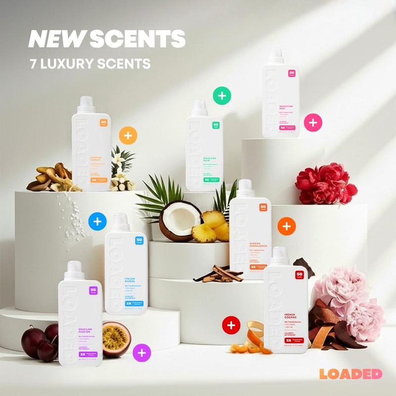 Loaded Laundry Detergent, Luxury Cologne & Perfume Scented | 50
