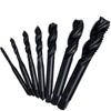 Bestgle Tap Drill Set, 7 Pieces, Spiral Tap, Chamfering Tap,