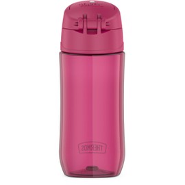 THERMOS FUNTAINER 16 Ounce Plastic Hydration Bottle with Spout, Raspberry