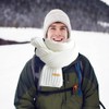 ikasus Men's Knitted Scarf Women's Warm Autumn Winter Scarf –