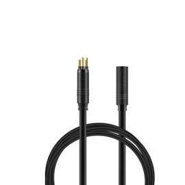 Powallon 9 Pin Cable for Bafang Hub Motor and Controller Connection, Ebike Extension Cable (9 Pin female- 9 Pin male, 60 cm), Black
