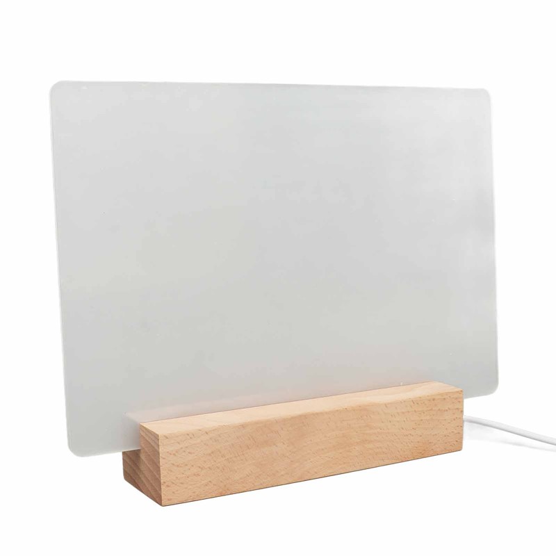 Dry Erase Board 220x150mm Acrylic White Planning Board Reusable with