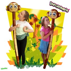 Inflatimals - Monkey from Deluxebase. Giant Inflatable Animal Blow Up Toy. Perfect inflatable party gifts or party decorations for kids
