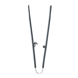 GreenPan Silicone Tong, Cooking Grilling Serving, Salad, Kitchen Utensil, Flexible Rubber Nonstick Cookware, Rigid Steel Core, Heat-Resistant, Anti-Slip Handle, BPA-Free, Dishwasher Safe, Gray