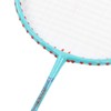 2 PCS X3 Badminton Rackets Iron Alloy Integrated Double Badminton
