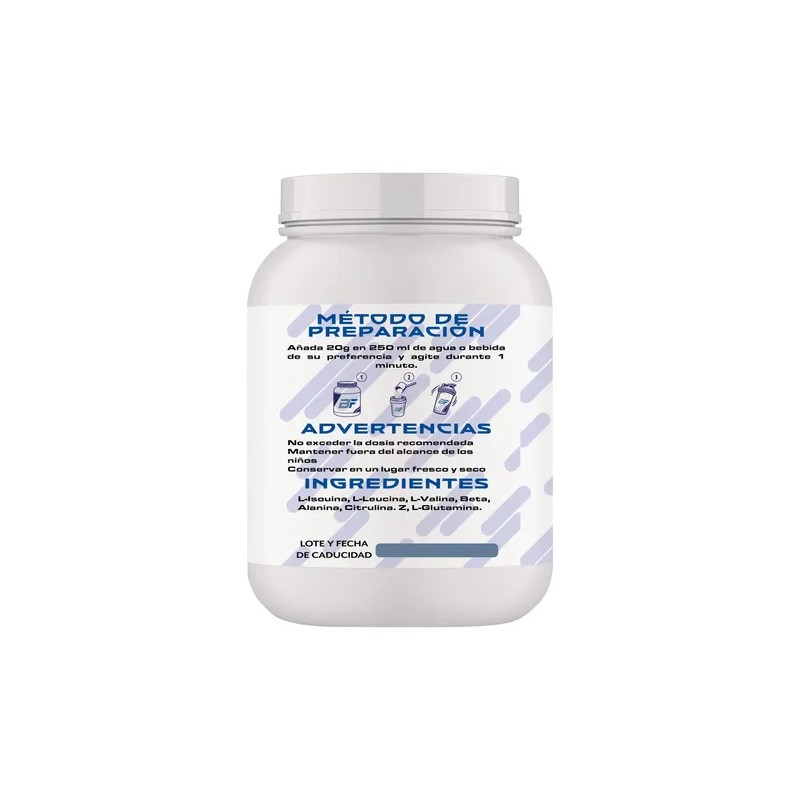 Aminoácidos Bcaas + Glutamina Beast Form 1kg De 50 Serv.