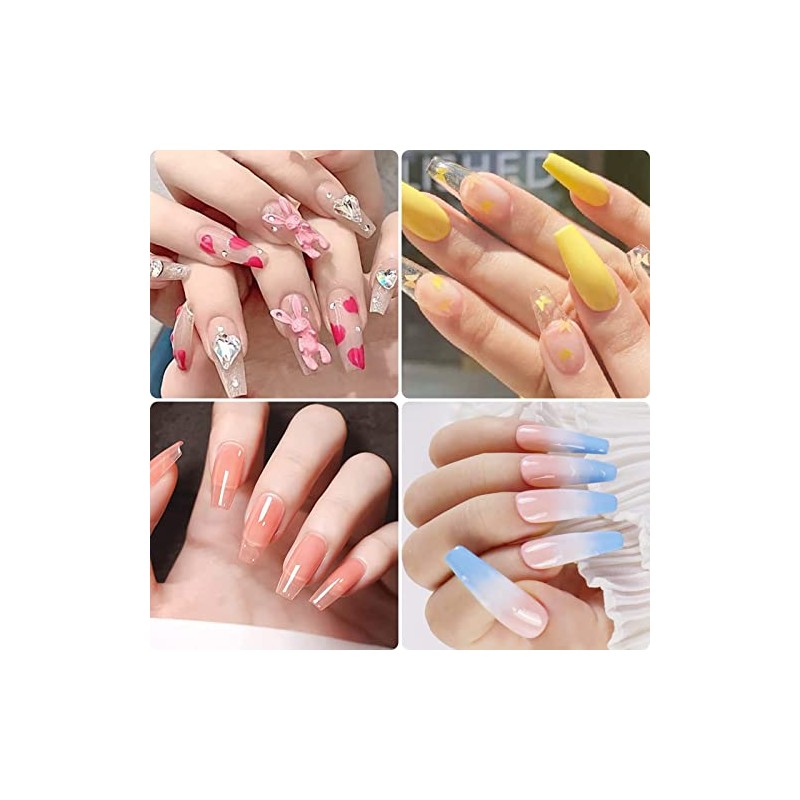 Carehabi Nail Tips, Pack of 500 False Nail Acrylic Artificial