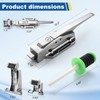 Walk-in Cooler Door Latch Kit,Frost-Resistant Fiberglass Interior Release Handle with